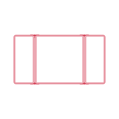 Objects Wall Mirrors Ikea Synnerby Tri Fold Mirror Svg Line Art, Free Vectors File
